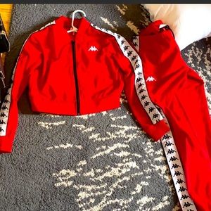 Kappa Track Suit SMALL (Red)